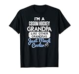 Photo Gallery cool fathers day design cosom hockey nonno maglietta Photo Gallery cool fathers day design cosom hockey nonno maglietta
