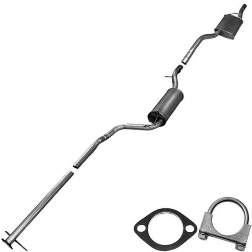 muffler resonator pipe exhaust system kit fits: 2000-2004 Ford Focus 2.0L