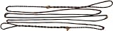 SAS Southland Archery Supply Flemish Fast Flight Replacement Traditional Recurve Longbow Bowstring 16 Strands - Made in USA (AMO 64 in (Actual 60 in))