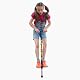 Pogo-Stick Pedalo QU-AX Sprungstab für Kinder mit optimaler Federung