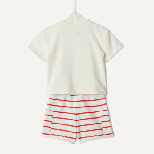Image of Amazon Essentials x Sofia Grainge Babies, Toddlers, and Boys' T-Shirt and Short Play Set, Multipacks