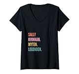 Photo Gallery donna divertente nome svedese design - sally maglietta con collo a v Photo Gallery donna divertente nome svedese design - sally maglietta con collo a v