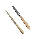 COMIART CREATE COLOR LIFE Wood Handle Pottery Ceramic Polymer Clay Sculpture Modeling Fettling Knife