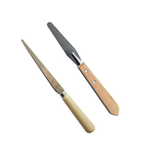 Comiart Create Color Life Wood Handle Pottery Ceramic Polymer Clay Sculpture Modeling Fettling Knife #TOP11