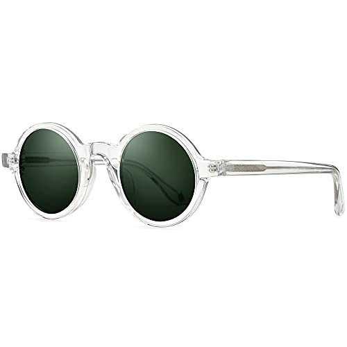 HEPIDEM Acetate Men Vintage Round Optical Glasses Frame Spectacles Optical Eyeglasses Zolman