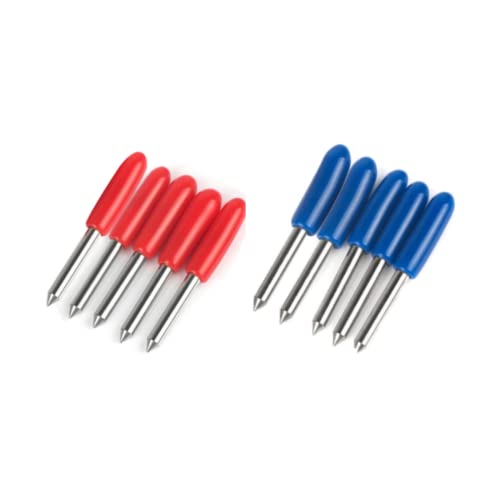 10Pcs (5x45+5x60) Blades for Roland GCC Cutting Plotter Vinyl Cutter Plotter