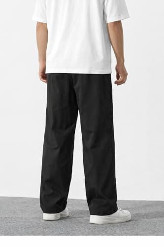 Image of NETCLICK Men's Straight Fit Track Pant with Zipper Pocket | Gym Joggers | Activewear & Casual Sports Lower