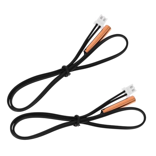 FUNOMOCYA Sensor de Temperatura para Aire Acondicionado Probe de Termistor con Cabeza de Gel y Resistente al Agua Precisión de Detección Térmica Compatible con Múltiples y