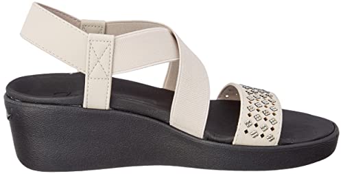 Skechers Arco Fit Rumble, Sandali Donna, Pietra