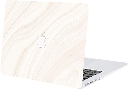 ACJYX Estuche para MacBook Air 13 Pulgadas 2020 2019 2018 Modelo De Lanzamiento A1932 A2179 Carcasa Protectora De Plástico Liso Cubierta Dura para Nueva Versión MacBook Air 13', Mármol Blanco