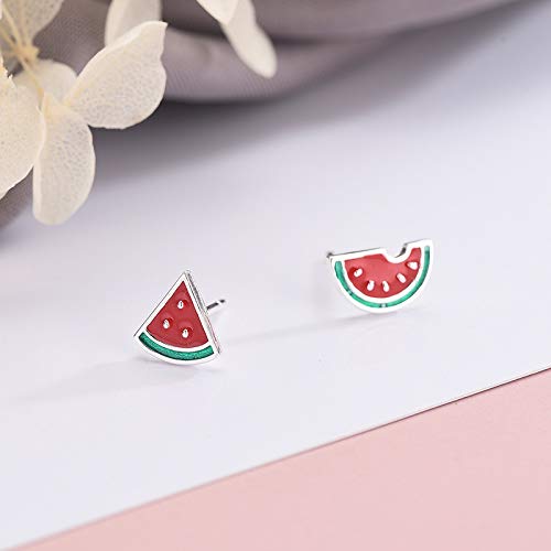 Rnivida 925 Sterling Silver Watermelon Stud Earrings Jewelry Gifts for Women2