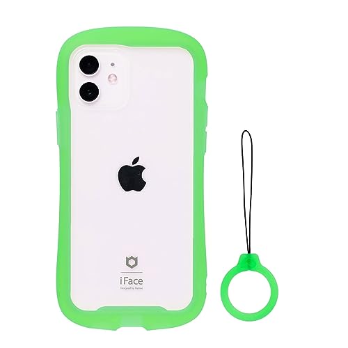 iFace Reflection Neo iPhone 12 �p �P�[�X �����K���X iPhone 12 Pro �N���A �P�[�X �X�g���b�v �Z�b�g(�N���A�O���[��)�y���� �ϏՌ� �č�MIL�K�i�擾 �X�g���b�v�z�[�� �l�I���J���[ �u�� �V���R�� �����O