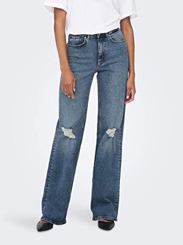 Image of ONLY Women's High Rise Relaxed Jeans