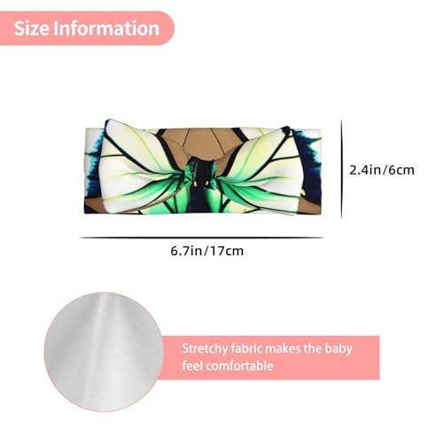 Cute little butterfly Baby Bow Headband. Comfortable baby headband, suitable for daily wear and photo props.3