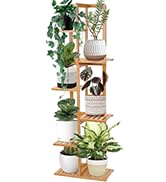 Blumenständer, Pflanzenständer aus Bambus, Pflanzenregal, Bücherregal,...