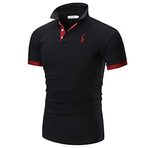 Polo Bordado De Manga Corta De Primavera/Verano para Hombre, Moda Informal Fina De Verano para Hombre Cover