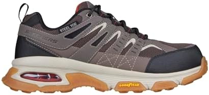 Skechers Men's Skech-air Envoy St-Arcket Construction Shoe, Taupe/Black, 10 Wide | Image 3