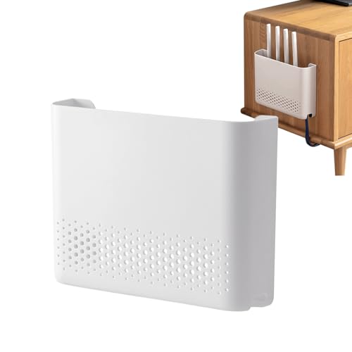 GjnjfdF Router Aufbewahrungsbox - Ohne Bohren Router-Organizer-Box Für Die Wand | Platzsparende WLAN-Ablage für Wohnzimmer & Homeoffice