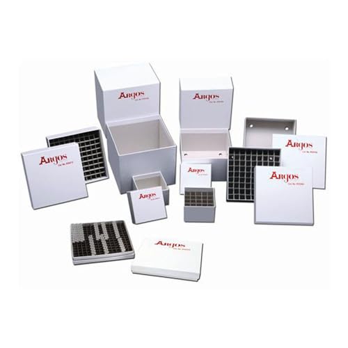 Argos Technologies 06755-76 PolarSafe Cardboard Freezer Box, 5-1/4' L x 5-1/4' W x 2' H