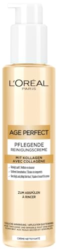 L'Oréal Paris Kollagen Experte Nährende Reinigungscreme, Creme-zu-Schaum-Reiniger für eine sanfte Reinigung und Pflege der Haut… – Ansicht 1