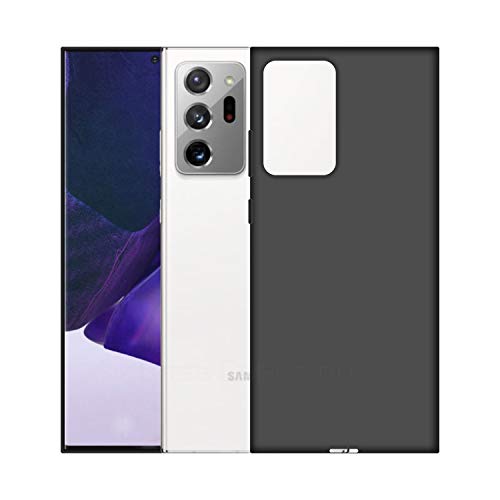 Image of Case Creation Luxurious OG Series for Samsung Galaxy Note10 Case Cover,Anti-Dirty Slim Case Frosted Matte Cute Candy TPU Raised Bezel (Splash of Color) Back Cover for Samsung Note 20 Ultra -Black