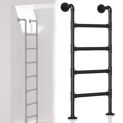 Échelle pour lits superposés métallique stable et compacte