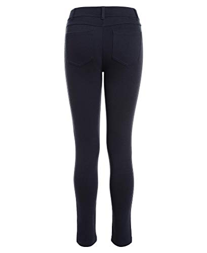 Chaps Girls' School Uniform Stretch Interlock Jegging2