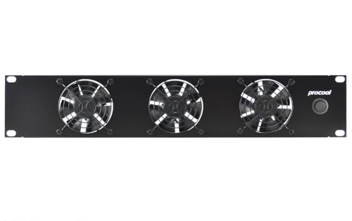 Image of PROCOOL TV380 2U Rack Mount Intake Fan/High Power Cooling System Network Servers Data Center Industrial 19" Rack Cabinets