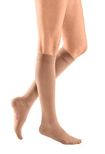medi mediven plus Calcetines de compresión unisex | Medias de compresión médicas CCL2 para hombre y mujer | Caramel | Talla II | Encaje cerrado, normal, caramelo, II