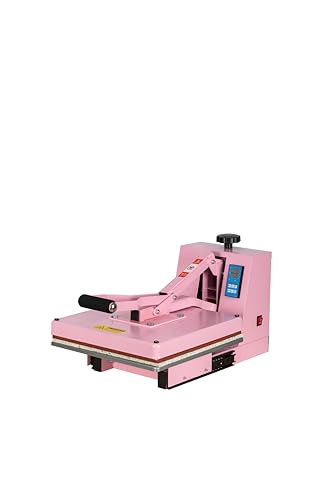 Heat Press Machine Digital Control 15"x15" Rosa miniatura 6
