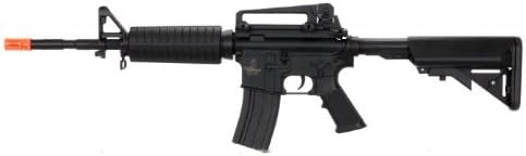 Lancer Tactical lt-03b Electric Airsoft Gun fps-400 m4a1 Full & semi auto Full Metal Gearbox Adjustable Stock(Airsoft Gun)