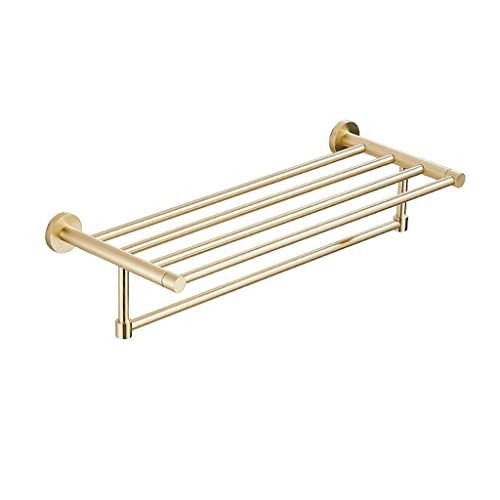 Porte-Serviettes de Salle de Bain Mural en Cuivre Étagère Simple