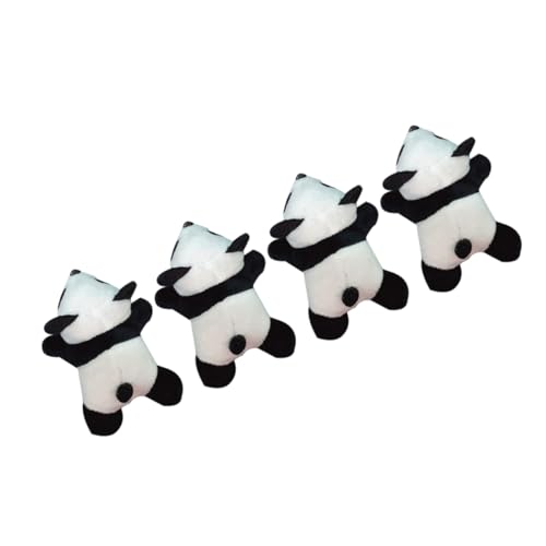 Brooch panda de finition soignée avec motifs géométriques pour accessoires mode