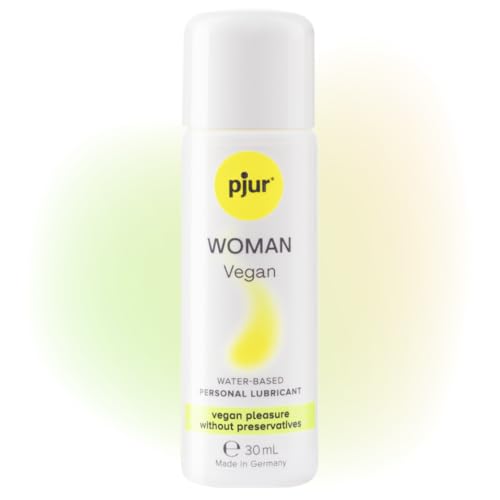 pjur WOMAN Vegan (30ml) - Gleitgel auf Wasserbasis - 100% vegane Inhaltsstoffe & ohne Tierversuche - speziell fĂĽr Frauen entwickelt