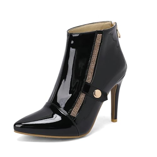 Bottines pour femme à talons hauts 10cm confortables et faciles à enfiler
