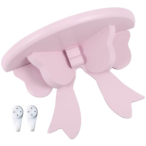 Bow-Shelf-Cute-Kawaii-Wooden-Hanging-Display-Cute-Wall-Shelves-for-Girl-Children-79x39x47-Inch-Room-Decor-Screw-Installation-Cute-Floating-Shelves-for-Living-Room-Nursery-Room-Cute-Wall-Shelves Bow Shelf Cute Kawaii Wooden Hanging Display Cute Wall Shelves for Girl Children 79x39x47 Inch Room Decor Screw Installation Cute Floating Shelves for Living Room Nursery Room Cute Wall Shelves
