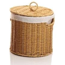 Mien Rattan Kapakl  Sepet B y k Boy 25x25 cm