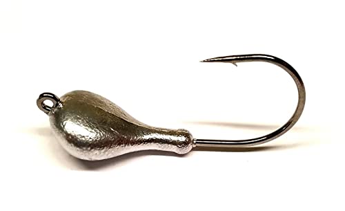 25 Raw Sparkie Jig Head Striped Bass Walleye Saltwater Lure Ultra Point Hook 1/2 oz