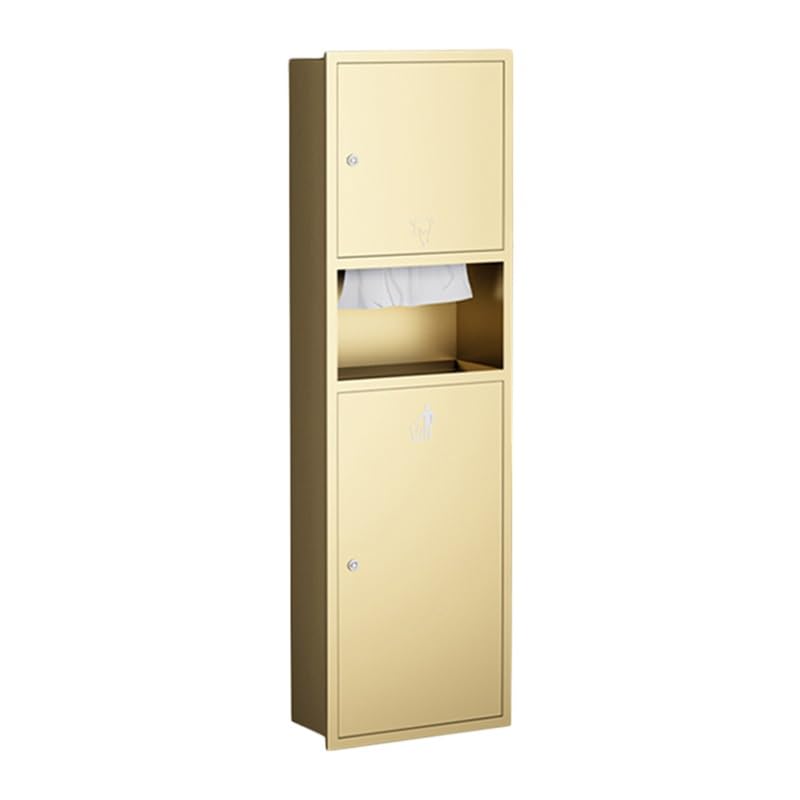 ntumLeap Recessed Shower Niche, Water Proof Bathroom Shelves with Hand Dryer, Toilet Paper Trash Can Storage Organiser Alcoves for Home Kitchen