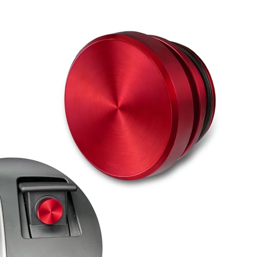 Image of Car Cigarette Lighter Plug Cover, Car Cigarette Lighter Dustproof Cap, Waterproof Cigarette Lighter Socket Cap, Universal Aluminum Alloy Lighter Cover for Cars, Boats, SUVs, Trucks