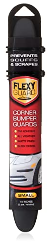FlexyGuard by BumpTek - Corner Car Bumper Guards - Made in Europe - Includes 4 Bumper Guard PCS (Small - 14