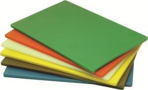 Genware 1/2inch Low Density PE Chopping Board Brown BR1812