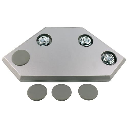Plaque de raccordement 8 trous vissable en alu moulé haute rigidité