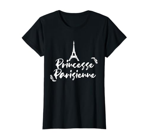 Photo de Princesse parisienne - Cadeau paris femme fille T-Shirt
