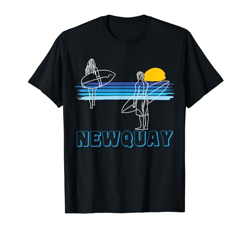Newquay Surfing Beach Surf Guy Girl T-Shirt