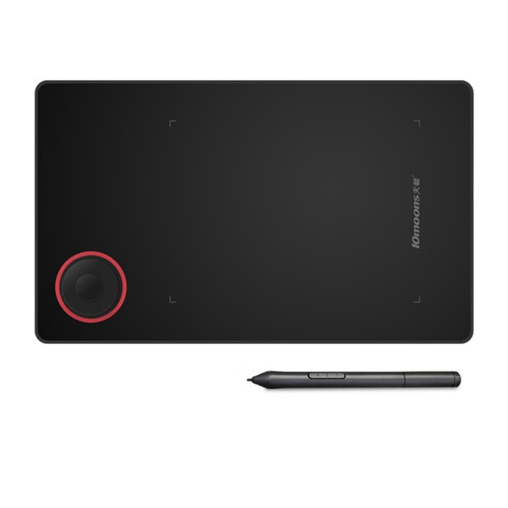 Huiop - Tableta gráfica G50 de dibujo digital con zona de trabajo de 5 x 3 pulgadas, 8192 niveles de sensibilidad a la presión