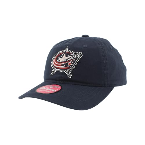 Columbus Blue Jackets NHL Officially Licensed Women's Adjustable Hat Girlfriend Sparkle