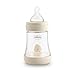 Chicco PERFECT 5 Anti-Kolik 150 ml Babyfläschchen, Baby Flasche für Neugeborene mit Langsamen Fluss 0+ Monate mit Weichem Silikon-Sauger, 150 ml Biofunktionale Babyflasche mit Intui-Flow System, Beige
