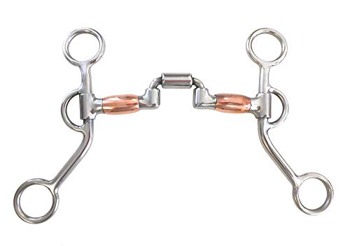 AJ Tack Wholesale Argentine Colt Horse Transition Bit Hinged Correction Mouth Copper Barrel Roller