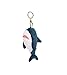 Plüsch Hai Schlüsselanhänger Figur Kuscheltier 15cm blau | Meer | Spielzeug | Geschenk | Kinder | Mädchen | Jungen | Maritim | Ozean | Weißer Hai |